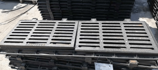 文教镇球墨铸铁连体双篦展示