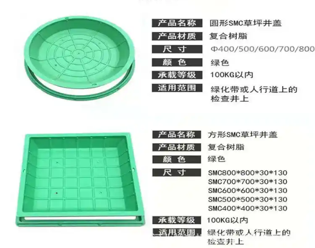 文教镇树脂复合种植井盖展示